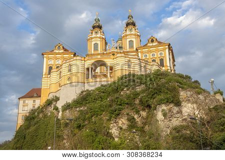 Stift Melk, A Benedictine Abbey Above The Town Of Melk - Austria