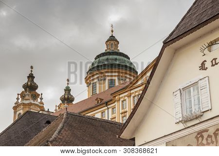 Stift Melk, A Benedictine Abbey Above The Town Of Melk - Austria
