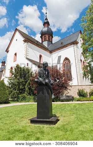 Eberbach, Germany-may 29, 2019: The Famous Monastery Eberbach Near Eltville Hesse Germany