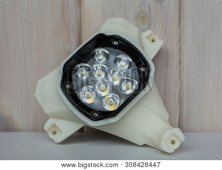 Bike Led Lamp 3d Printer Selfmade For Motobike Night Drive