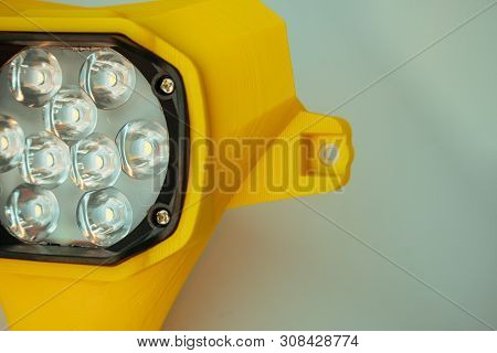 Bike Led Lamp 3d Printer Selfmade For Motobike Night Drive