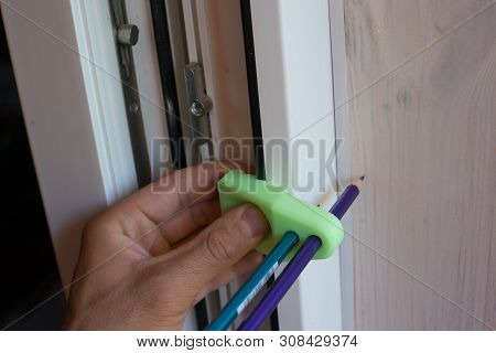 Scribing Tool Made By 3d Printer And Color Pencil, Art, Scribe, Tool, Design, Raphic, Isolated, Deco