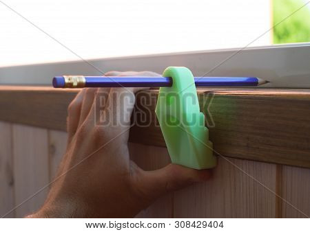 Scribing Tool Made By 3d Printer And Color Pencil, Art, Scribe, Tool, Design, Raphic, Isolated, Deco