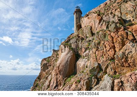 The Lighthouse Of Cabo Vilan, At The Coast Of Death, Galcia, Spain
