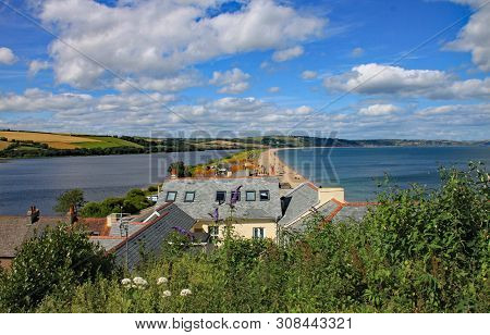 Slapton Sands, Devon, England - 15 Th July 2012: View Of Slapton Sands Beach And Lake. This Was The 
