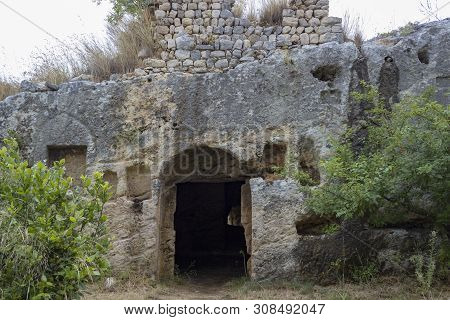 Caves Around The Titus Tunnel In Samandag, Hatay - Turkey.