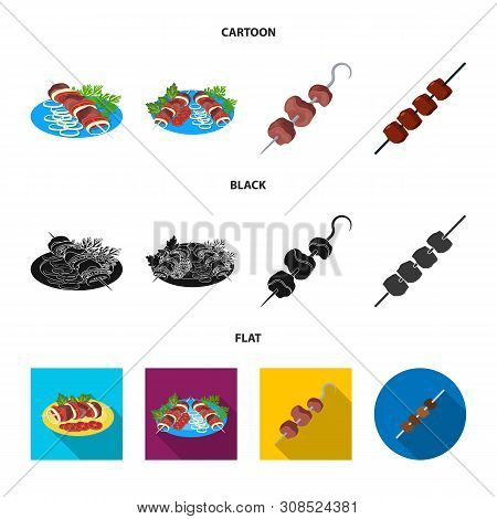Vector Illustration Of Grill And Bbq Icon. Collection Of Grill And Cover Stock Vector Illustration.