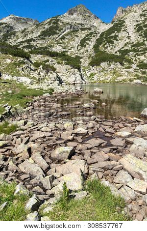 Amazing Summer Landscape Of Samodivski Lakes Near Dzhangal Peak, Pirin Mountain, Bulgaria