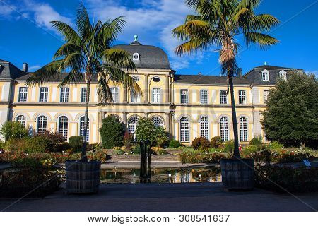 Castle Poppelsdorf In Botanical Garden In Bonn, Germany