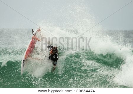 Coolangatta, Austrálie - Mar 03: Quicksilver Pro Asp World Tour, Mavericku Dane Reynolds během E