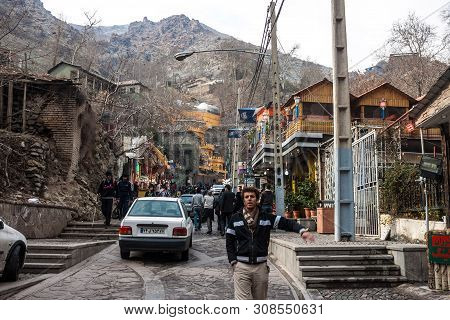 Tehran - February 22: People Visit Mountains In Darband Quarter On February 22, 2013 In Tehran, Iran