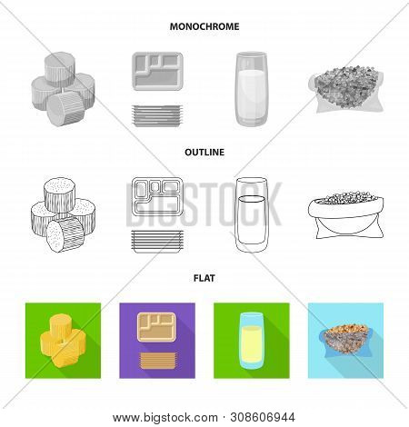 Isolated Object Of Farm And Agriculture Sign. Collection Of Farm And Technology Vector Icon For Stoc