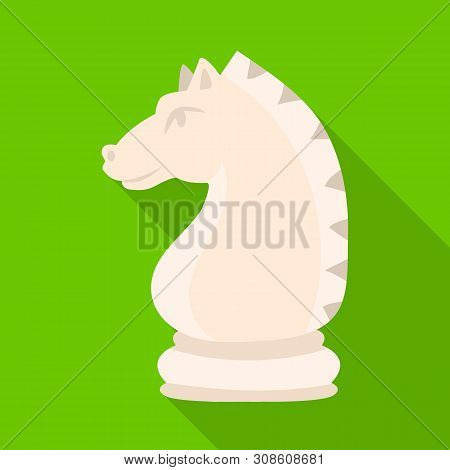 Isolated Object Of Knight And Horse Logo. Set Of Knight And White Vector Icon For Stock.