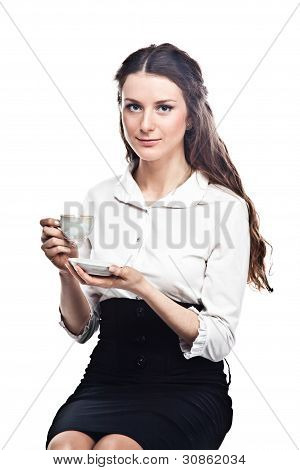 아침에 커피 한 잔