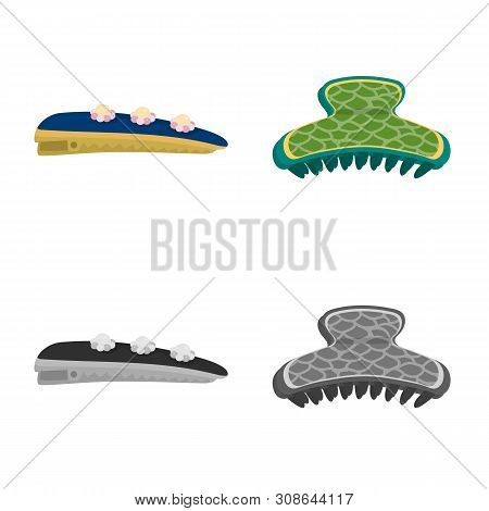 Vector Illustration Of Beauty And Fashion Icon. Collection Of Beauty And Female Vector Icon For Stoc