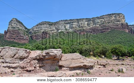 Pantano De Sau In The Province Of Barcelona