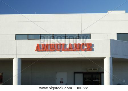 Entrada de ambulância