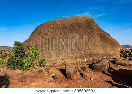Walking Around The Historical City Of Aksum - Ethiopia, Africa