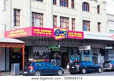 Melbourne, Australia - June 9, 2019: The Comics Lounge Is A Comedy Club Entertainment Venue On Errol