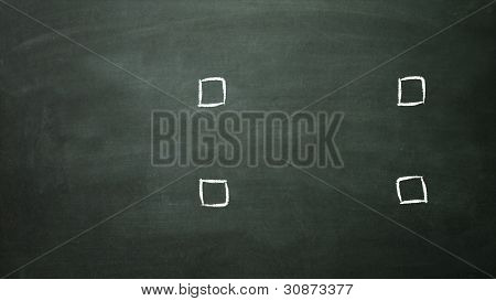 4 Multiple Choice-Auswahl leer