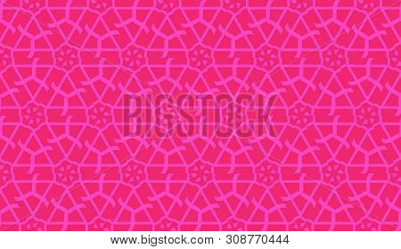 Vector Seamless Pattern In Geometric Style. Triangles, Lines. Modern Elegant Background. For Your De