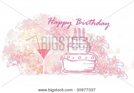 Carte de joyeux anniversaire