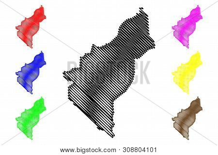 Dosso Region (regions Of Niger, Republic Of The Niger) Map Vector Illustration, Scribble Sketch Doss