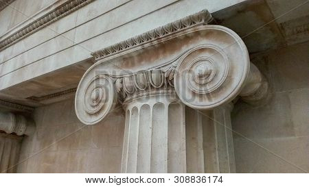 Ionic Capital (aka Chapiter) Of A Column