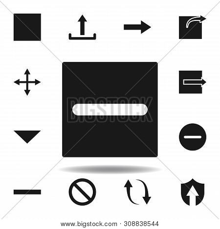 User Checkbox Diff Icon. Set Of Web Illustration Icons. Signs, Symbols Can Be Used For Web, Logo, Mo
