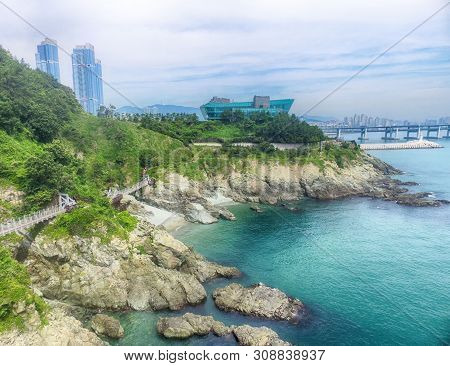 Aerial View Of Igidae Park, Busan, South Korea, Asia