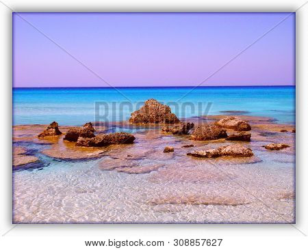 Amazing Beach In Kedrodasos Chania Greece Background Wallpaper Fine Quality