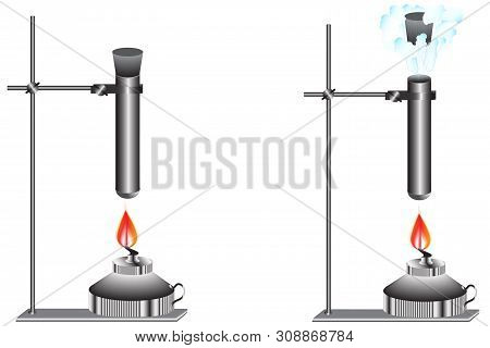 Physical Experiment On The Topic: Ways To Change The Internal Energy Of The Body - Heating, A Tube W