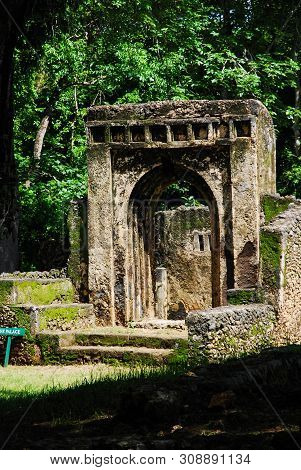 View Of The Gedi Ruins, Close To Mombasa, Kenya