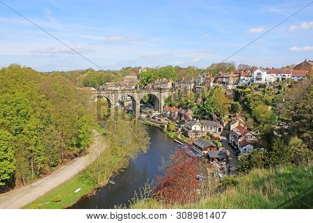 Bridge Over The River Nidd In Knaresborough