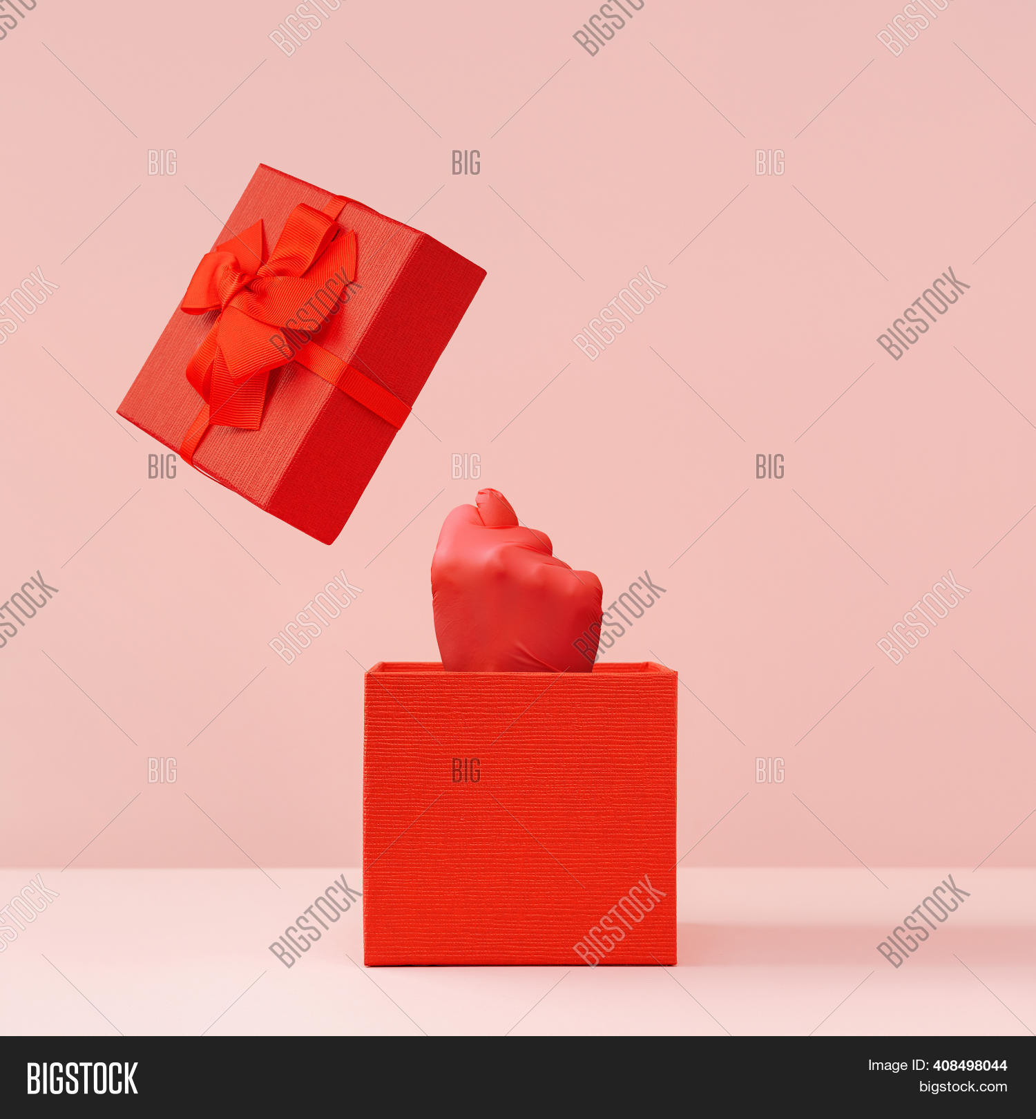 Red Gift Box Open Lid Image & Photo (Free Trial) | Bigstock