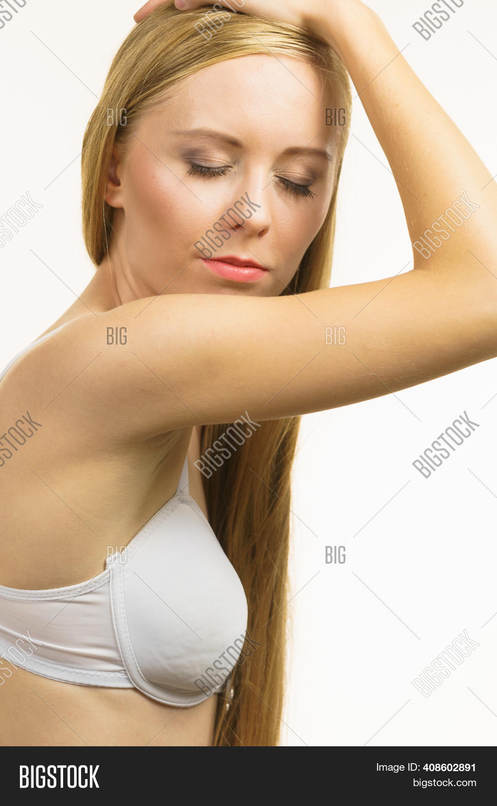 Girl Long Hair Wearing Image and Photo