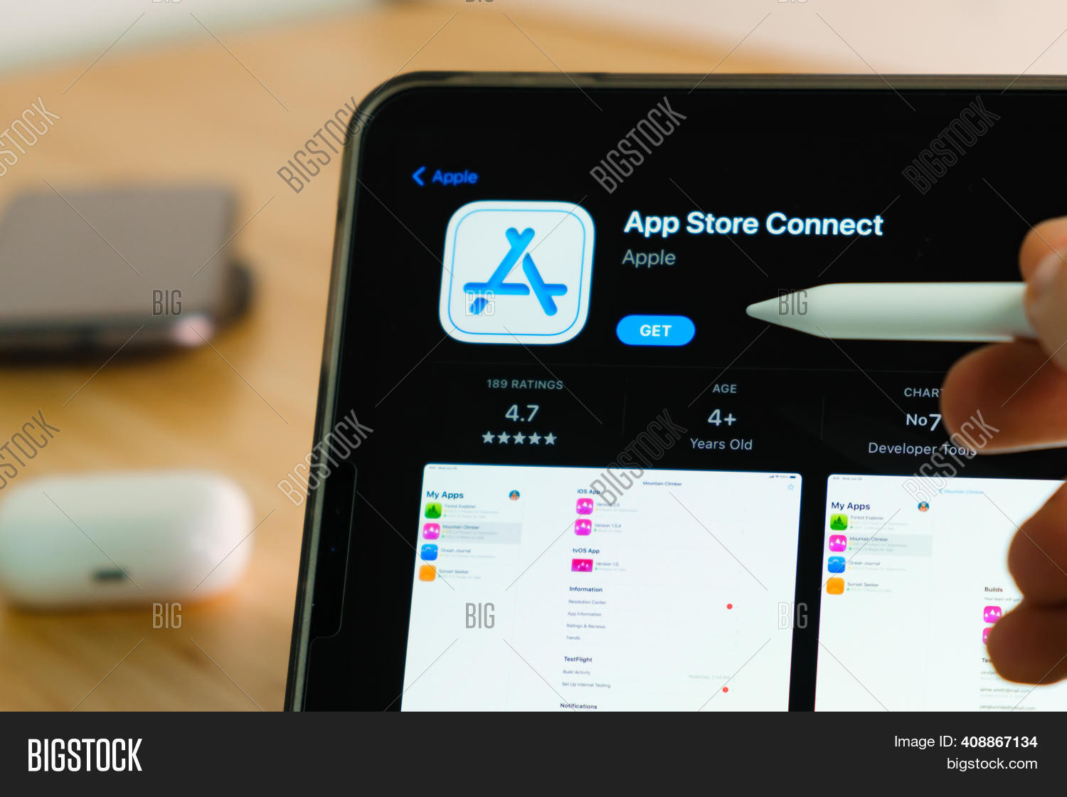 App Store Connect Logo Image & Photo (Free Trial) | Bigstock