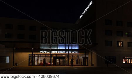Wetzlar, Germany-2020-08-27: Vienna House - Ernst Leitz Hotel. The Modern Hotel Is Part Of The Leitz