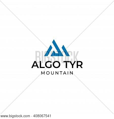 Modern And Masculine Logo Design About Atm Letters And Mountains Or Peaks.
Eps 10, Vector.