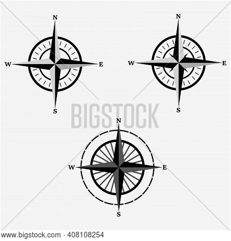 Vector Graphic For Of A Group Of Compasses: Business - Logo - Vector - Illustration - Modern - Sign