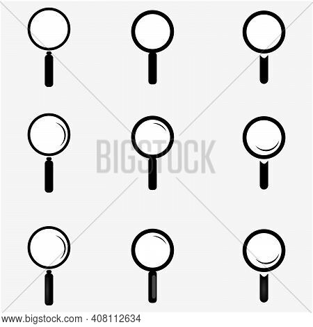 Magnifying Glass - Vector Graphic Of Your Projects - Business - Design - Idea - Creativity