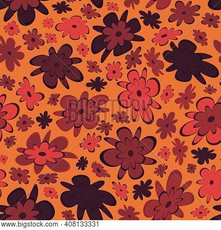 Trendy Fabric Pattern With Miniature Flowers.summer Print.fashion Design.motifs Scattered Random.ele