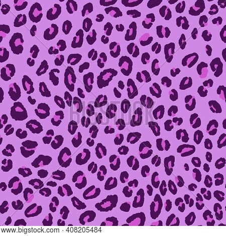 Abstract Modern Leopard Seamless Pattern. Animals Trendy Background. Pink And Decorative Vector Stoc
