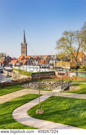 Park In The Historic Center Of Steenwijk, Netherlands