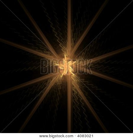 Fractal Weihnachtsstern