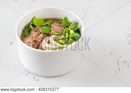 Bowl Of Vietnamese Pho Bo