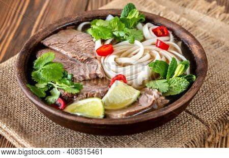Bowl Of Vietnamese Pho Bo
