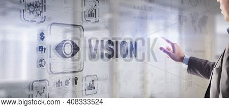 Vision Direction Future Business Inspiration Motivation Concept