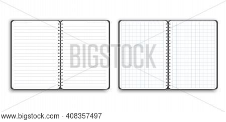 Book Cover For Brochure Design. Blank Vertical Notebook Page. White Notebook Mockup Isolated. Stock 