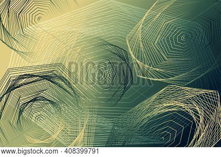 Background Pattern With Geometric Lines And Color Gradient, Abstract Covers Design.   Background For